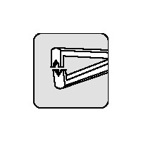 Abisolierzange L.160mm VDE verchr.Mehrkomp.-Hüllen m.Öffnungsf.PROMAT