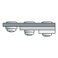 GESIPA Alu/Stahl Blindniete 4,8 x 17 mm, PolyGrip, Flachrundkopf, nietbare MS 6,5-13,0mm, VPE 500 Stück