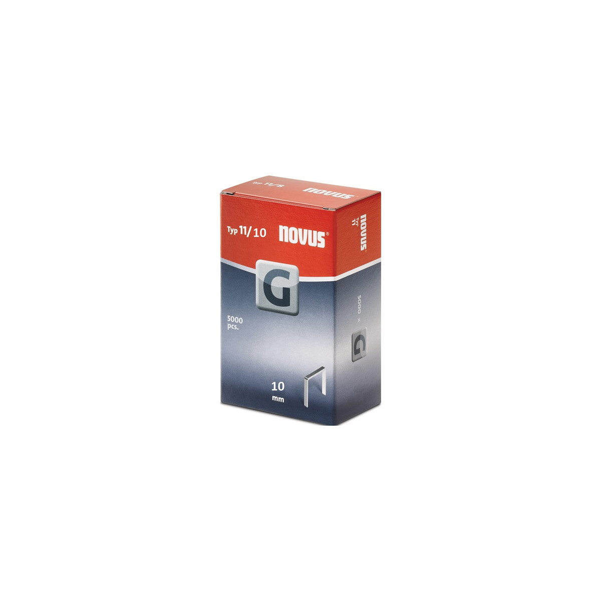 Flachdrahtklammer G Typ 11 B10,6xL10mm Draht-B.1,25mm...