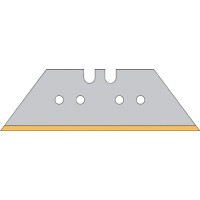 ABV Trapezklinge L61xB18,7xS0,65mm Titan m.Lochung 10 St./Spender PROMAT