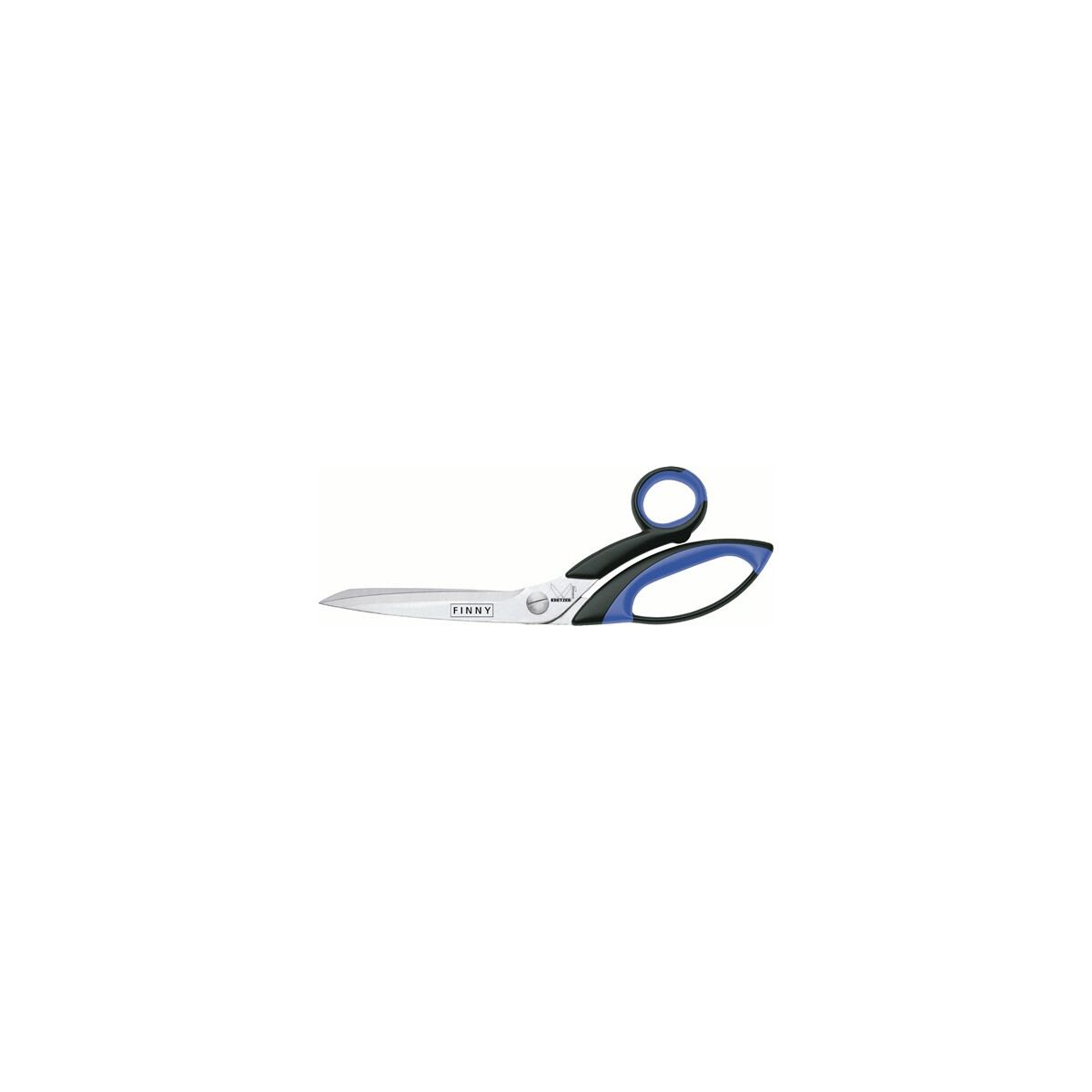 Universalschere 240mm m.2K-Auge schwarz/grau KRETZER