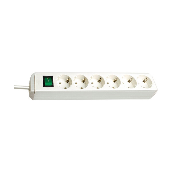 Steckdosenleiste Eco Line 16 A 250 V Steckd.6 1,5m H05VV-F 3x1,5mm² BRENNENSTUHL