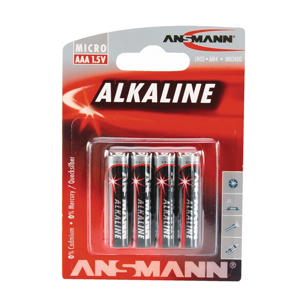 Batterie 1,5 V AAA-AM4-Micro 1200 mAh LR03 4903 4 St./Bl.ANSMANN