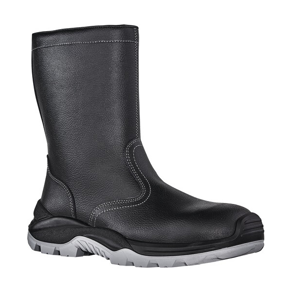 QQ Sicherheitswinterstiefel Siberian Gr.45 schwarz Leder S3 SRC CI EN20345 U.POWER