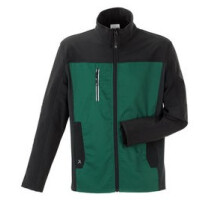 PLANAM Norit Herren Hybridjacke, Farbe: grün/schwarz, Größe: 52, leichte Arbeitsjacke mit Stretcheinsätzen, 65 % Polyester, 35 % Baumwolle ca. 245 g/m²