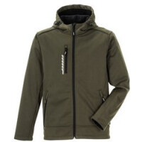 PLANAM Outdoor Hawk Softshelljacke, Farbe: oliv, Größe: S, atmungsaktiv, 100 % Polyester, ca. 360 g/m²