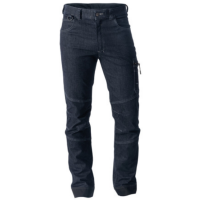 DASSY Osaka, Farbe 0261 JEANSBLAU, Größe 48, 4-Wege-Stretch-Arbeitsjeans, Slim-Passform, Taschen mit Cordura verstärkt, tiefer Bund , 89,5% Baumwolle/10,5% Elasthan, 9,5 oz ( 320 g/m²)