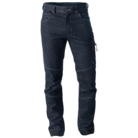 DASSY Osaka, Farbe  6279 Jeansblau/Schwarz, Größe 54, 4-Wege-Stretch-Arbeitsjeans, Slim-Passform, Taschen mit Cordura verstärkt, tiefer Bund , 89,5% Baumwolle/10,5% Elasthan, 9,5 oz ( 320 g/m²)