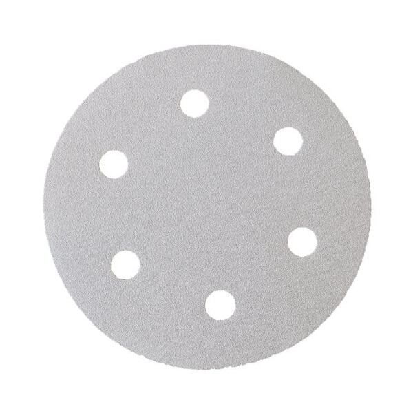EIBENSTOCK Klettschleifpapier 6-fach gelocht, VPE 25 Stück, Körnung P100, für ETS255