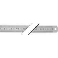 Stahlmaßstab L.500 mm STA biegsam Teilung A=mm/ mm PROMAT