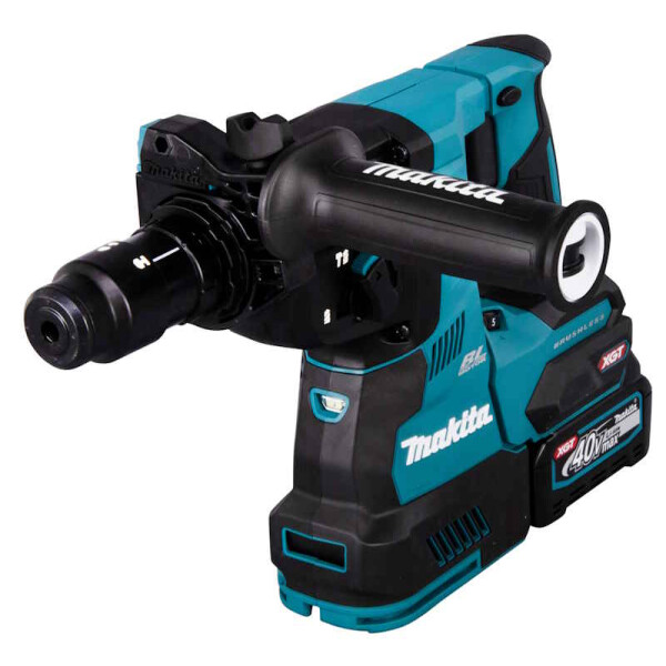 Makita HR004GM201 Akku-SDS-Plus Kombihammer 40V max., 2,8J, Bohrleistung 28mm, BL-Motor, XGT, Schnellwechselbohrfutter, 2 Akkus 4,0Ah Li-ion, Schnellladegerät, Makpac Gr. 4