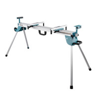 Makita DEAWST07 Untergestell mit Auflagen, 1765-3830mm, extra breit, Auflagehöhe 860mm, mit Transportrollen, mit Schnellwechsel-Befestigungsmechanismus, feststehend