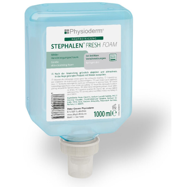 Physioderm® Handreinigungsschaum STEPHALEN® FRESH FOAM, 1-L-Neptuneflasche